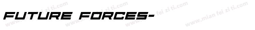 Future Forces字体转换